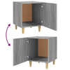 Grauer Nachttisch Acy (Sonoma-Holz)