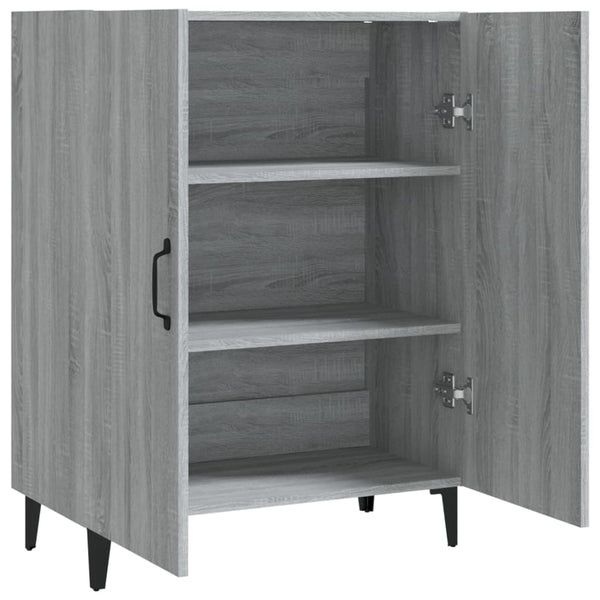 Graues Sideboard Costinella 70x34x90cm (Holz)