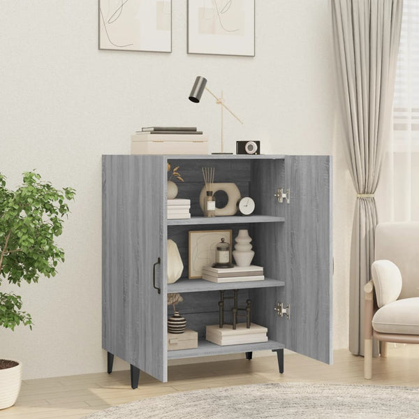 Graues Sideboard Costinella 70x34x90cm (Holz)