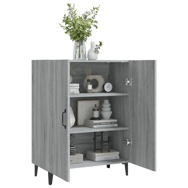 Graues Sideboard Costinella 70x34x90cm (Holz)