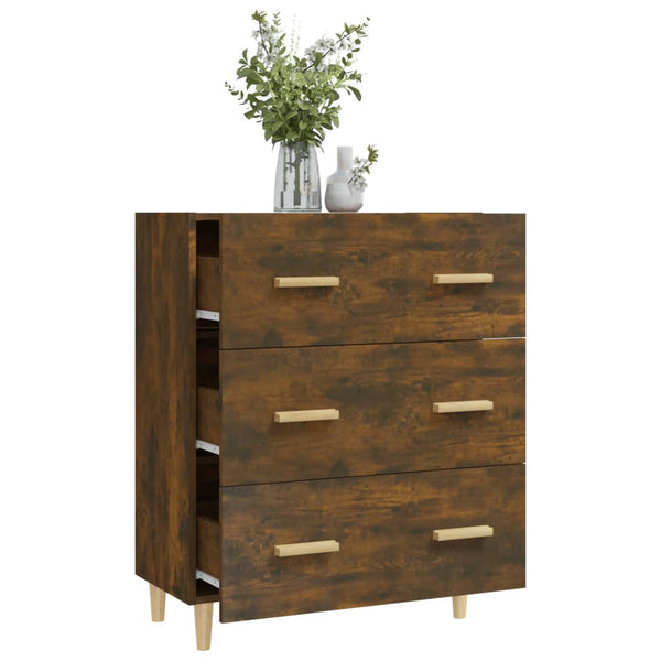 Räuchereiche Sideboard Ersilica 70x34x90cm (Holz)
