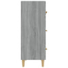 Graues Sideboard Ersilica 70x34x90cm (Holz)