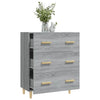 Graues Sideboard Ersilica 70x34x90cm (Holz)
