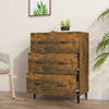 Ablageschrank Anasiea aus geräucherter Eiche 69,5x34x90cm (Holz)