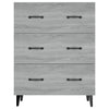 Graues Sideboard Anasiea 69,5x34x90cm (Holz)