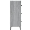 Graues Sideboard Anasiea 69,5x34x90cm (Holz)