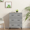 Graues Sideboard Anasiea 69,5x34x90cm (Holz)