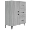 Graues Sideboard Benescu 69,5x34x90cm (Holz)