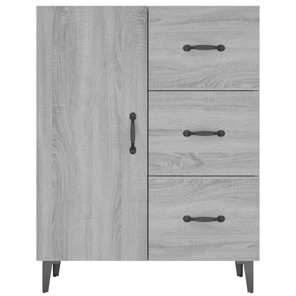 Graues Sideboard Benescu 69,5x34x90cm (Holz)