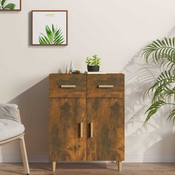 Sideboard Uliver aus Wildeiche 69,5x34x89cm (Holz)