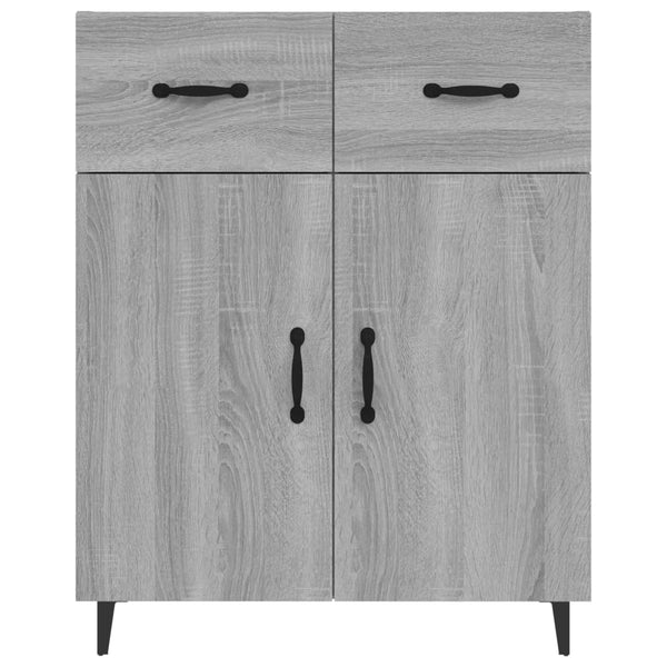 Graues Sideboard Nyasia 69,5x34x90cm (Holz)