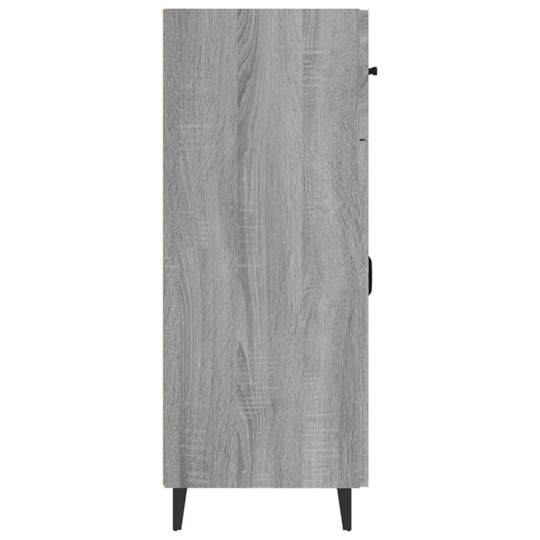 Graues Sideboard Nyasia 69,5x34x90cm (Holz)