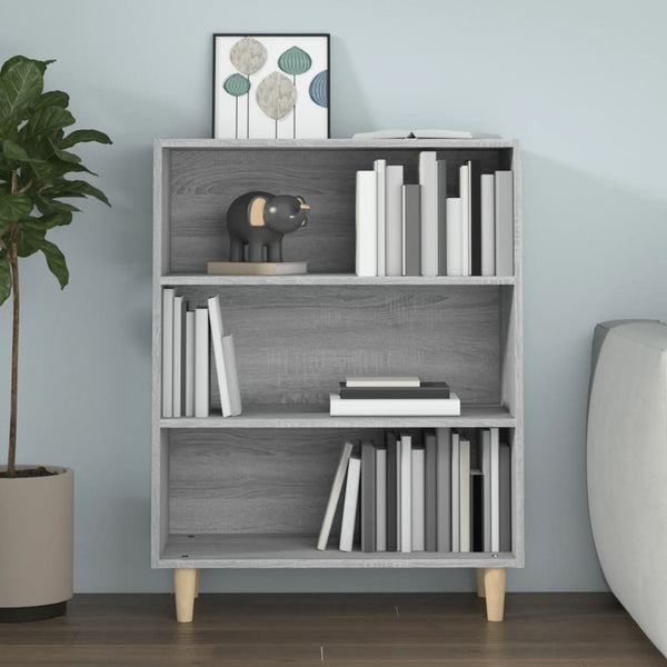 Graues Sideboard Netus 69,5x32,5x90cm (Holz)