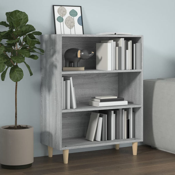 Graues Sideboard Netus 69,5x32,5x90cm (Holz)