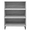 Graues Sideboard Bakhshayesh 69,5x32,5x90cm (Holz)