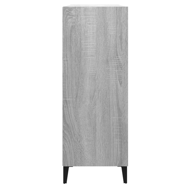 Graues Sideboard Bakhshayesh 69,5x32,5x90cm (Holz)