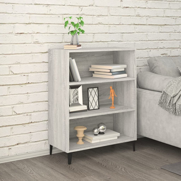 Graues Sideboard Bakhshayesh 69,5x32,5x90cm (Holz)