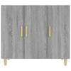 Graues Sideboard Trotus 90x34x80cm (Holz)