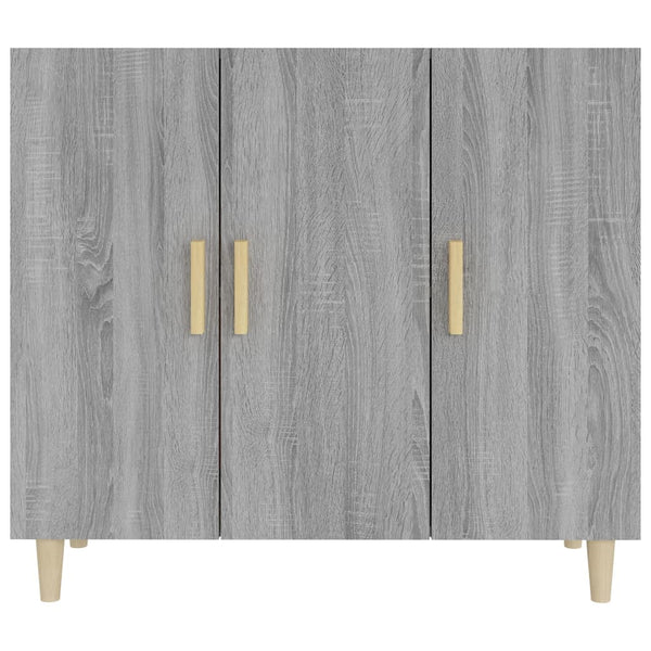 Graues Sideboard Trotus 90x34x80cm (Holz)