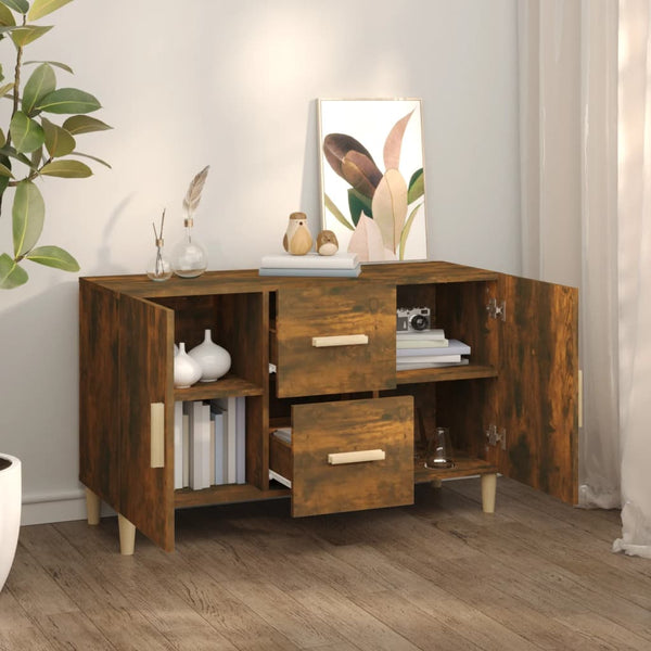 Räuchereiche Sideboard Lovian 100x36x60cm (Holz)