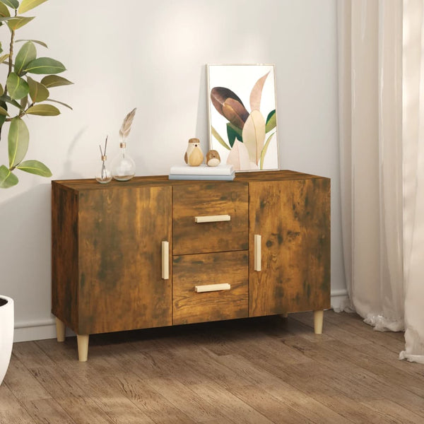 Räuchereiche Sideboard Lovian 100x36x60cm (Holz)