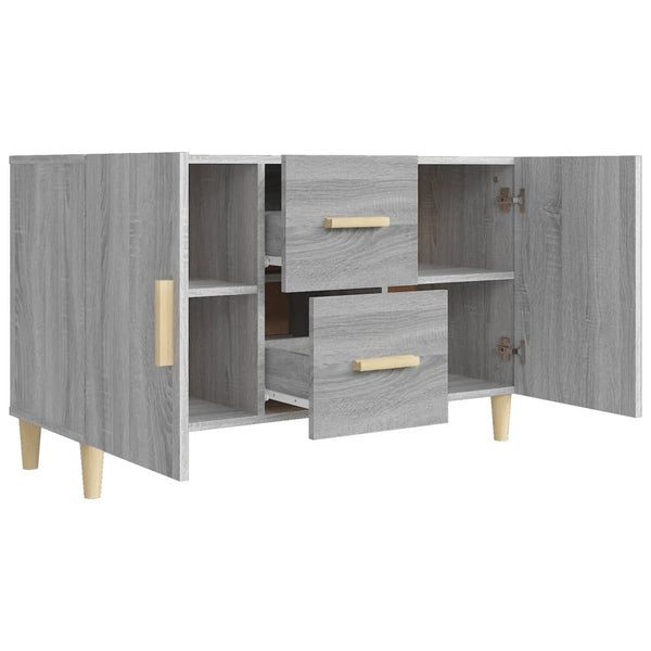 Graues Sideboard Lovia 100x36x60cm (Holz)
