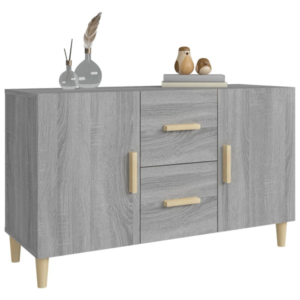 Graues Sideboard Lovia 100x36x60cm (Holz)