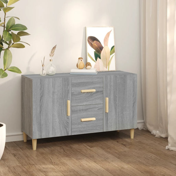 Graues Sideboard Lovia 100x36x60cm (Holz)
