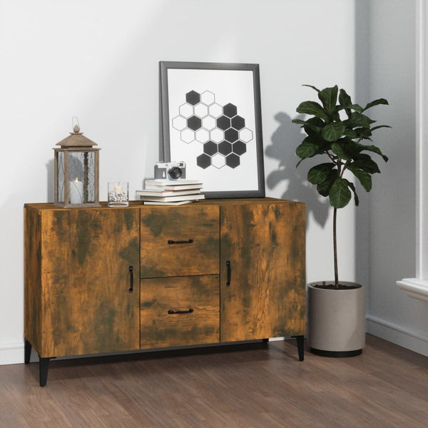 Vorica Sideboard aus geräucherter Eiche 100x36x60cm (Holz)