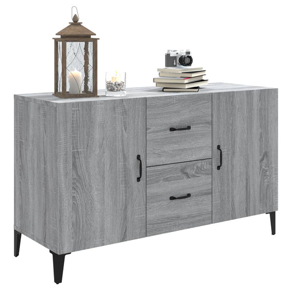 Graue Kommode Vorica 100x36x60cm (Holz)