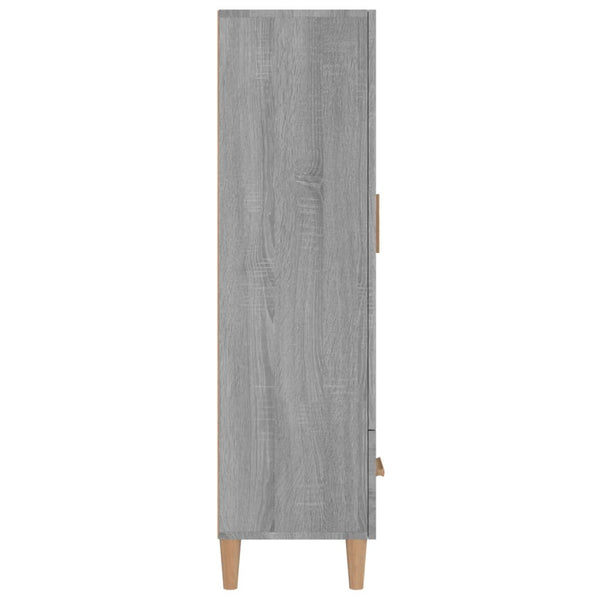 Grauer Schrank Victomil 70x31x115cm (Holz)