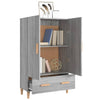 Grauer Schrank Victomil 70x31x115cm (Holz)