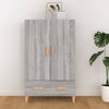 Grauer Schrank Victomil 70x31x115cm (Holz)