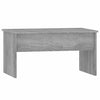 Grauer Couchtisch Calance 80x50,5x41,5cm (Holz)
