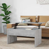 Grauer Couchtisch Calance 80x50,5x41,5cm (Holz)