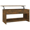 Couchtisch Neleta, geräucherte Eiche, 102x50x52,5 cm (Holz)