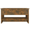 Couchtisch Neleta aus Rauch-Eiche 80x50x40cm (Holz)