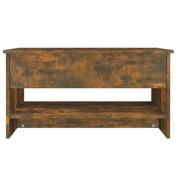 Couchtisch Neleta aus Rauch-Eiche 80x50x40cm (Holz)