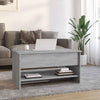 Couchtisch Neleta 80x50x40cm, grau (Holz)