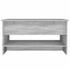 Couchtisch Neleta 80x50x40cm, grau (Holz)