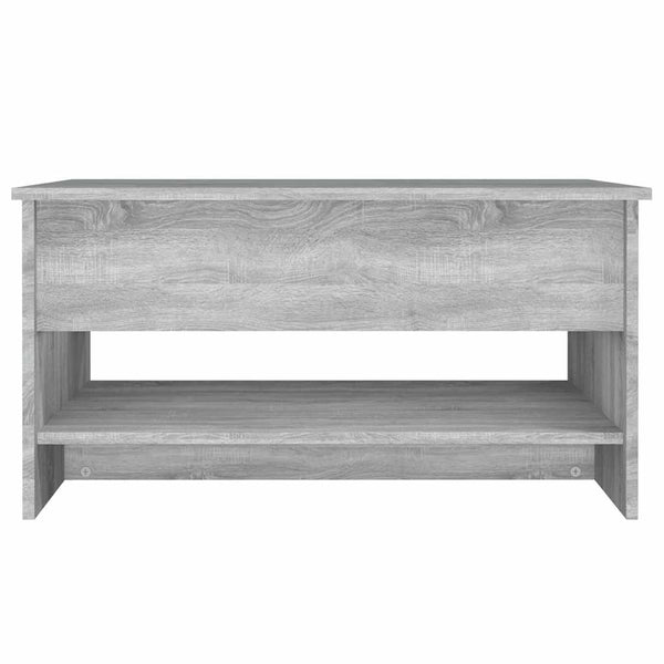 Couchtisch Neleta 80x50x40cm, grau (Holz)