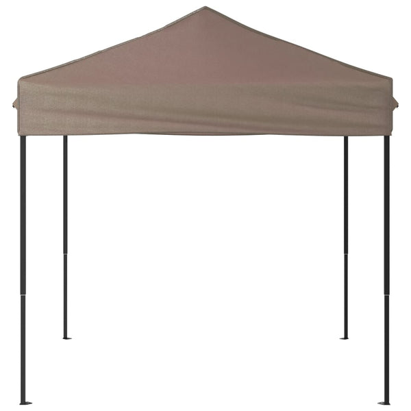 Taupe kokoontaittuva juhlateltta Alueta 2x2 m