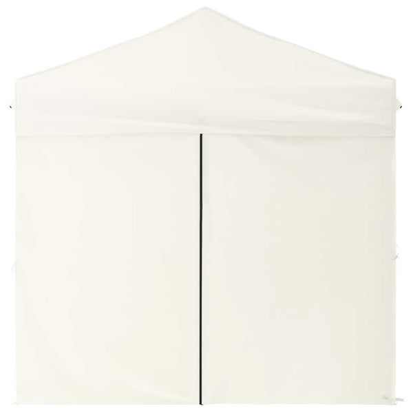 Klappbares Partyzelt Mefodie 2x2 m mit Seitenwänden, creme