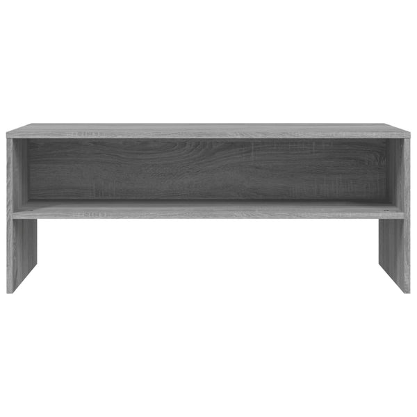 Harmaa tv-taso Elizian 100x40x40cm (puinen)