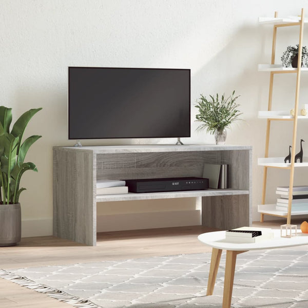 Harmaa tv-taso Winfried 80x40x40cm (puinen)
