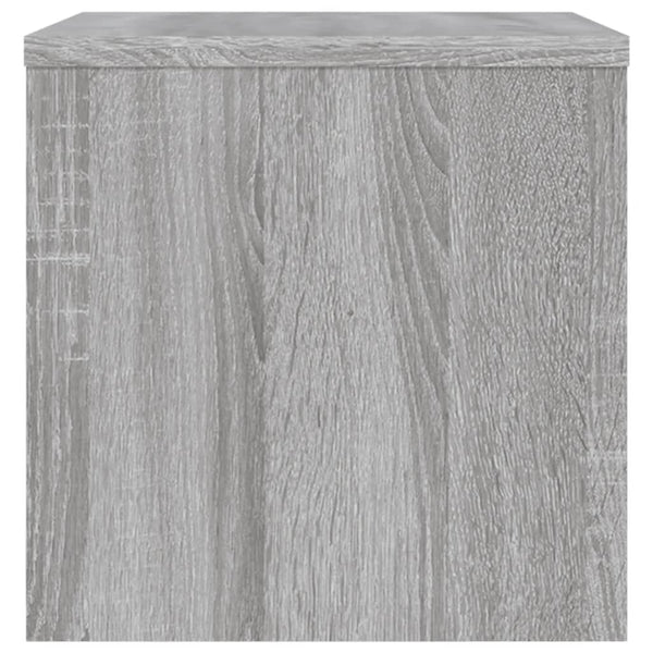 Harmaa yöpöydät Cismaru 40x30x30cm (2 kpl, sonoma, puinen)