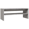 Grauer Couchtisch Gulei 100x40x40cm (Holz)