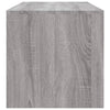 Grauer Couchtisch Gulei 100x40x40cm (Holz)