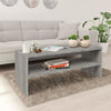 Grauer Couchtisch Gulei 100x40x40cm (Holz)
