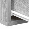 Graue schwebende Nachttische Saif 40x30x15cm (2er-Set Sonoma-Holz)